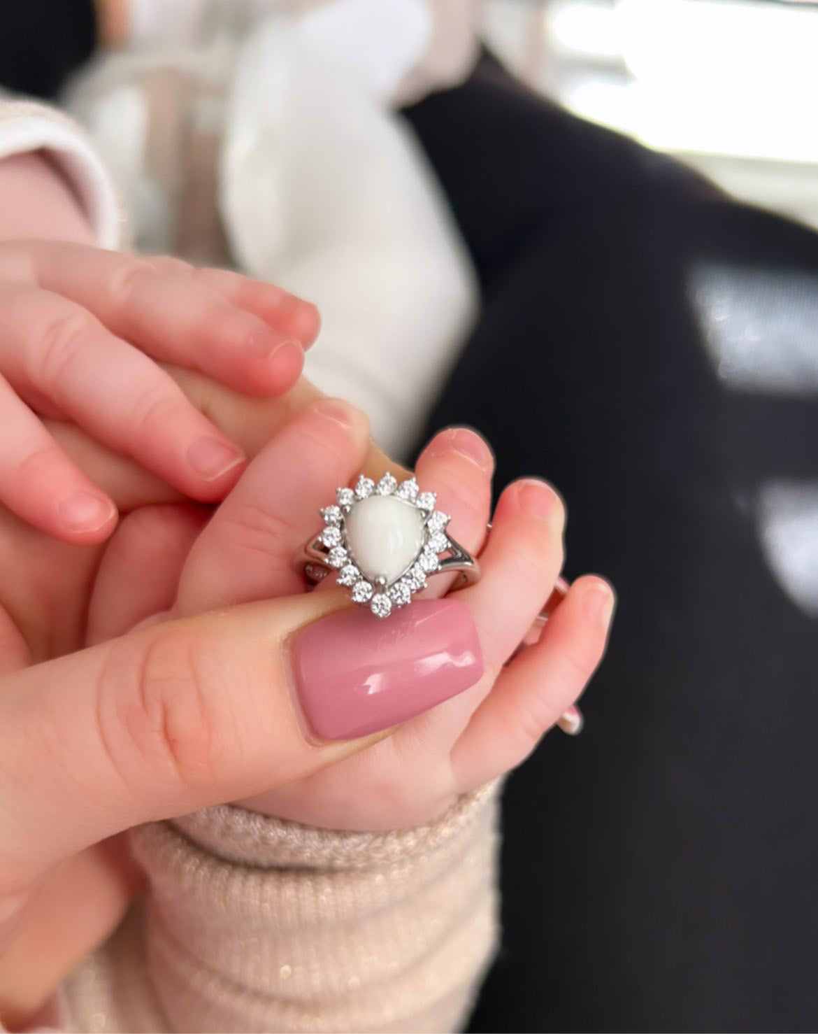 The Crown Pear Ring
