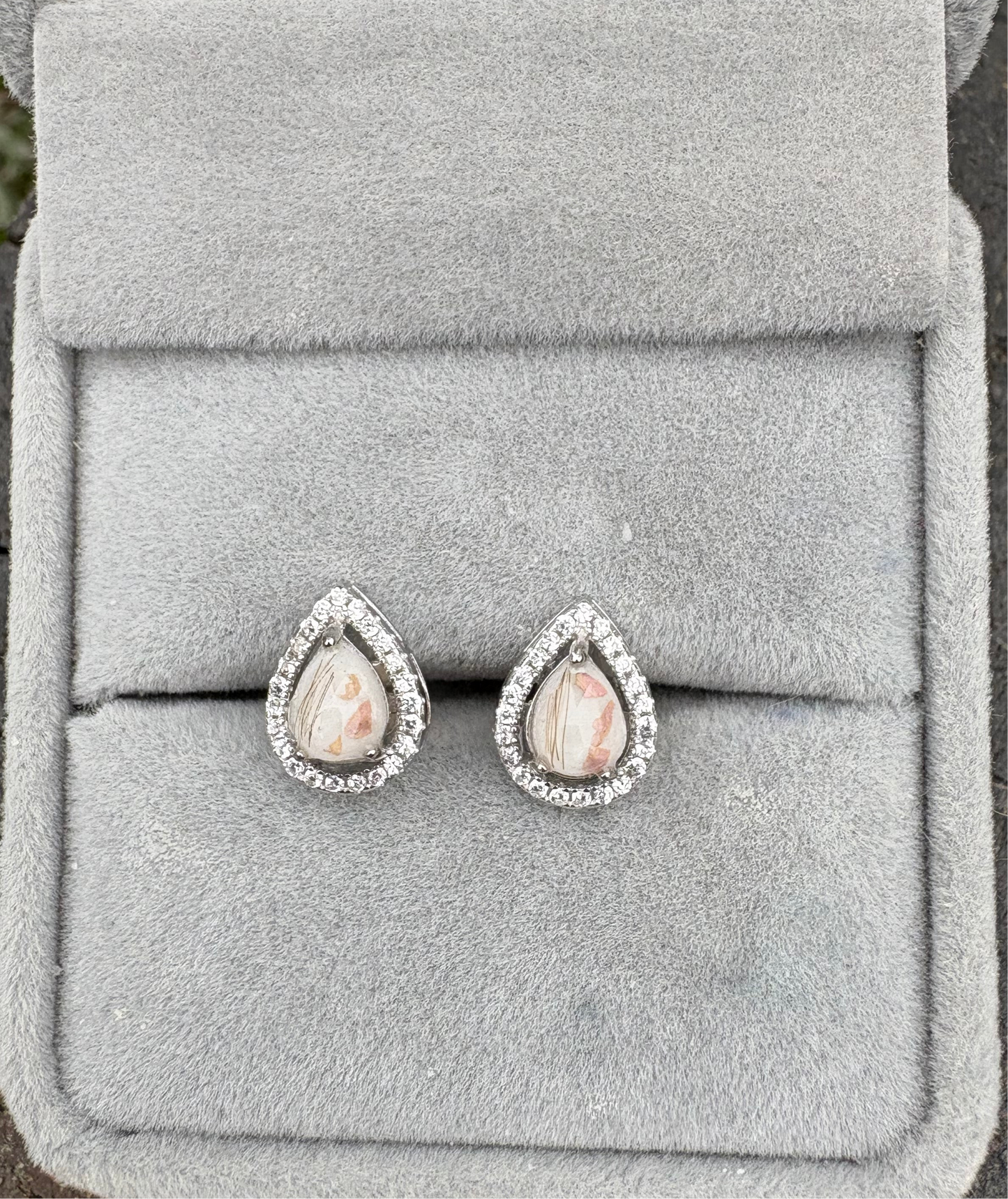 Pear Pave Earrings