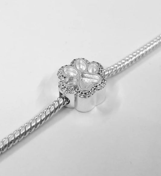 Paw Print Bracelet Charm