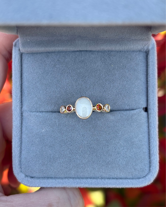 The Solid Gold Evermore Ring