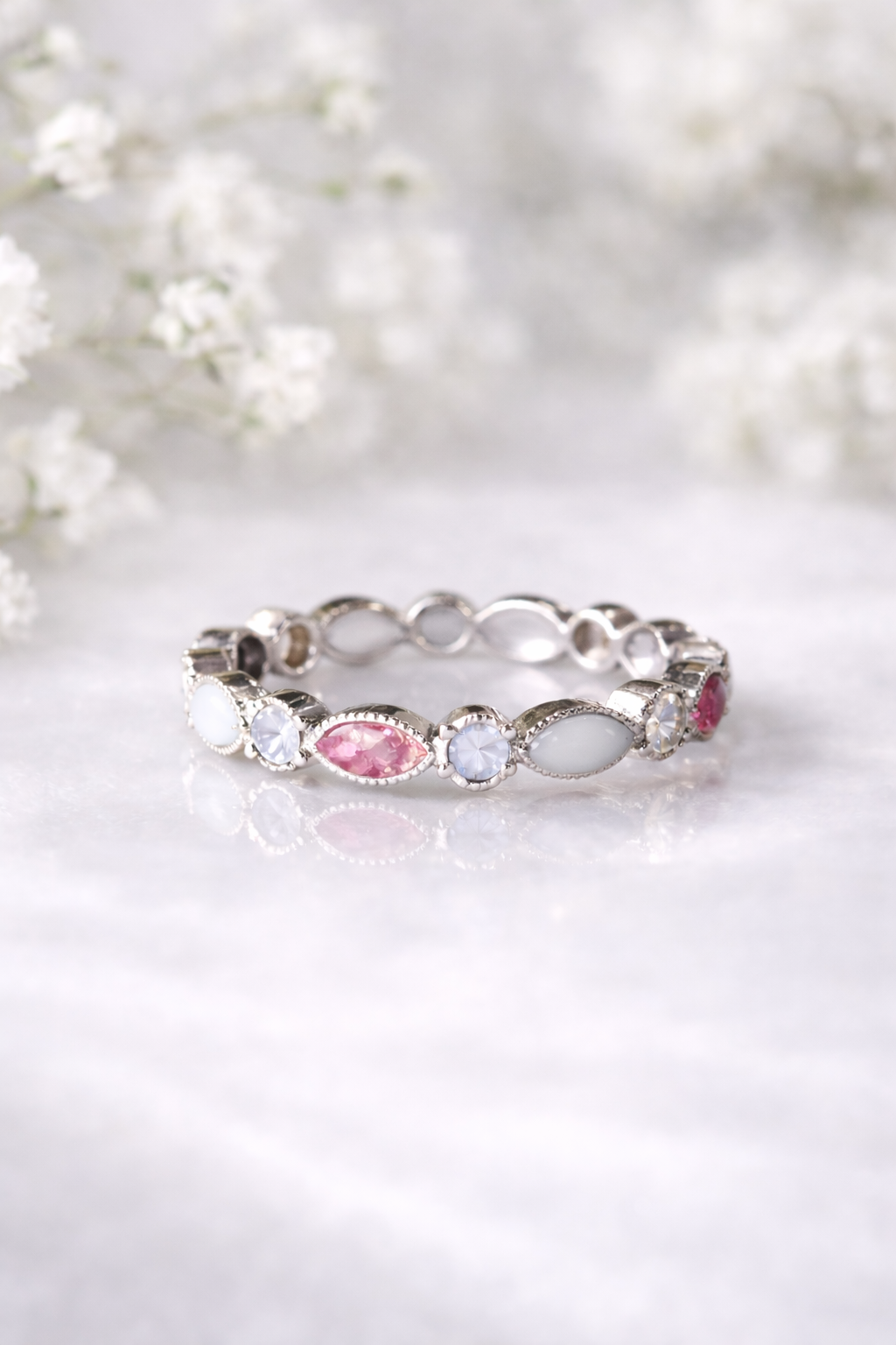 Full Birthstone Eternity Ring