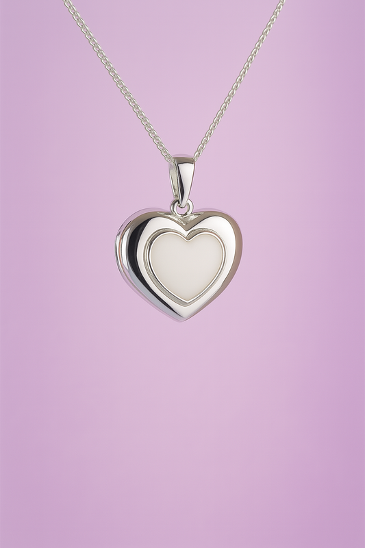 Silver Heart Keepsake Locket