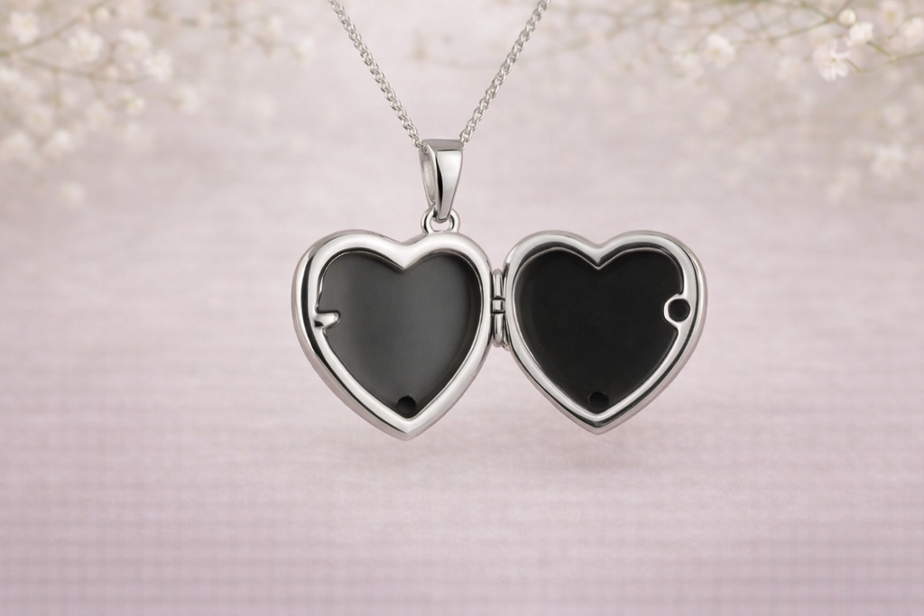 Silver Heart Keepsake Locket