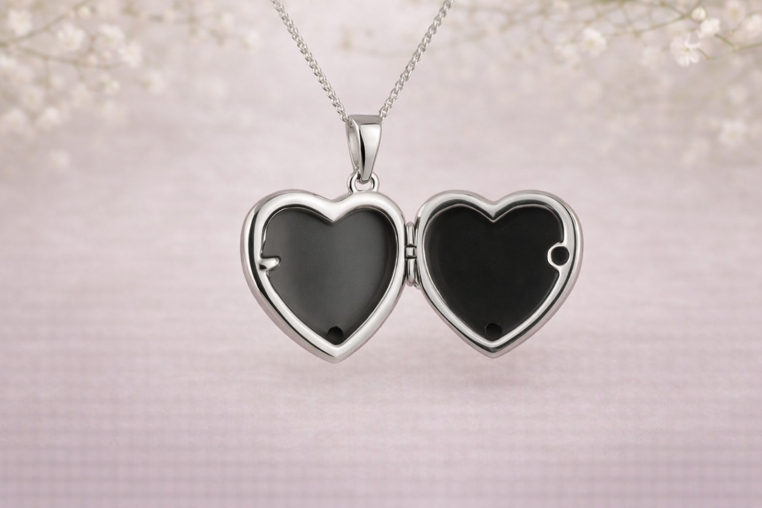 Silver Heart Keepsake Locket