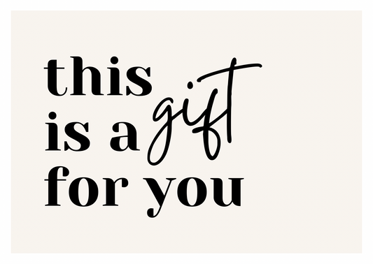 Keepsake Gift Card