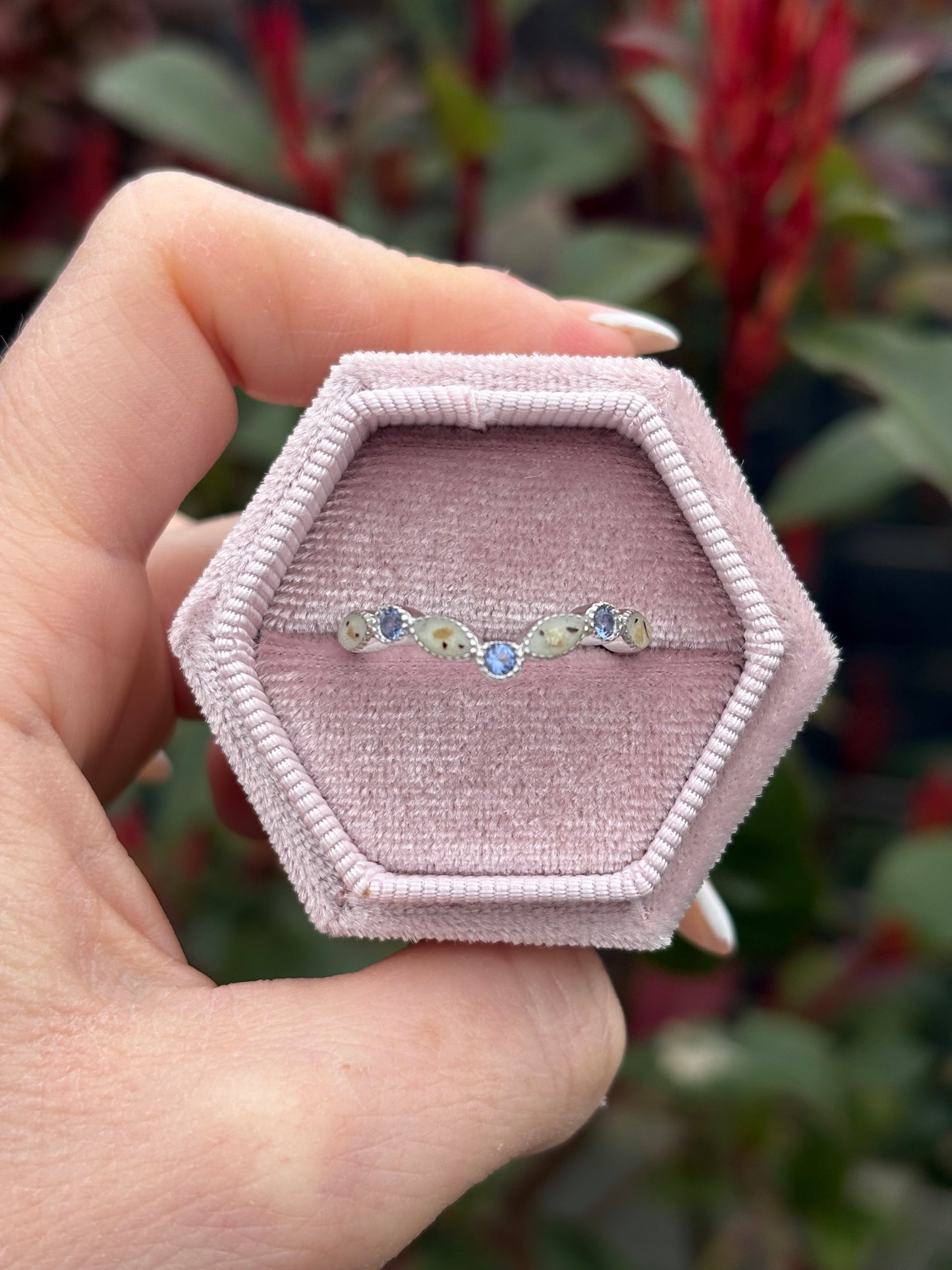The Multiple Birthstone Wishbone Ring