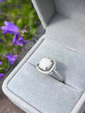 The Cushion Halo Ring