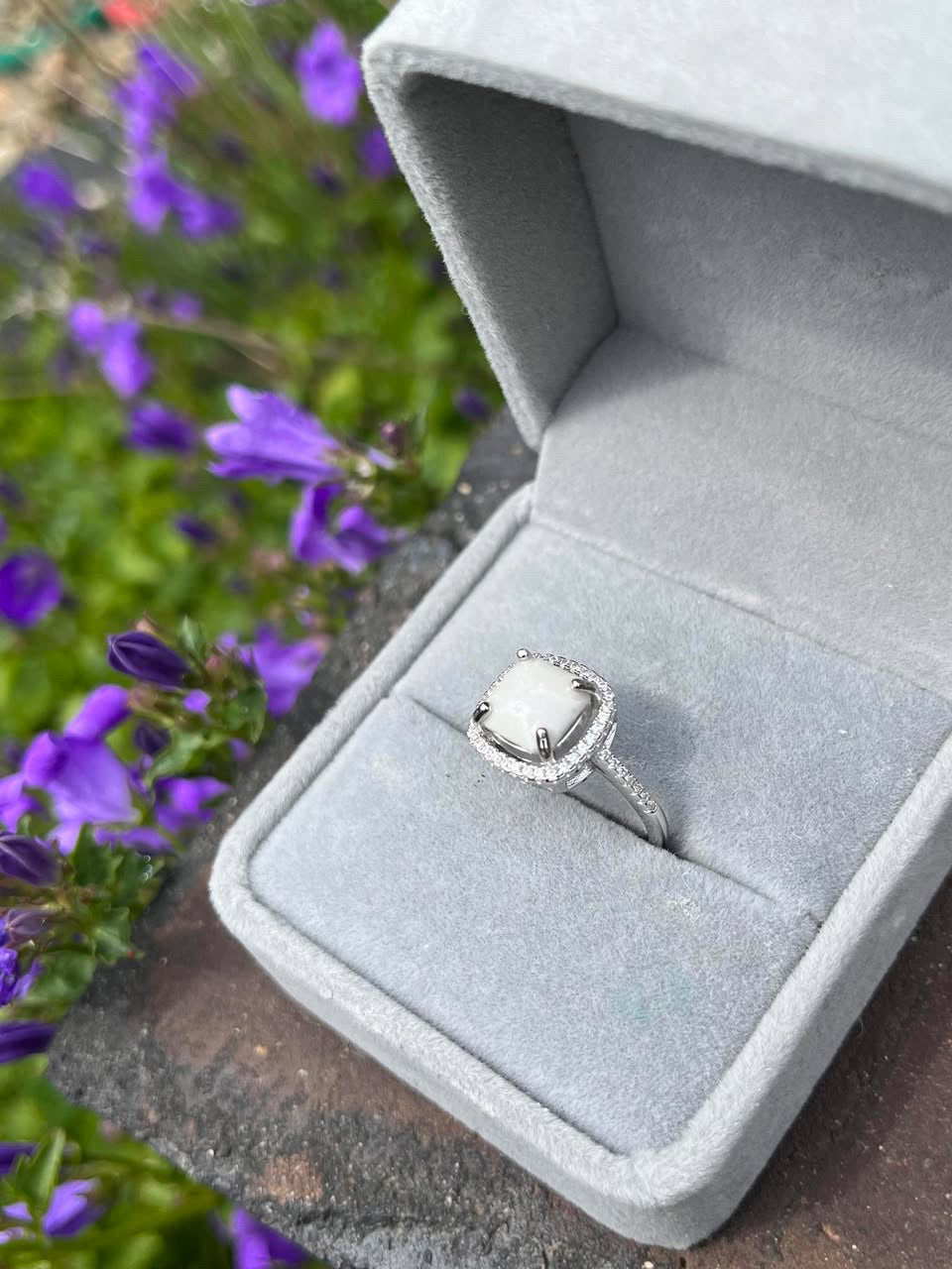 The Cushion Halo Ring