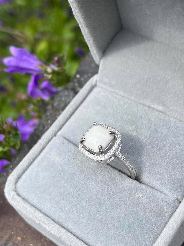 The Cushion Halo Ring