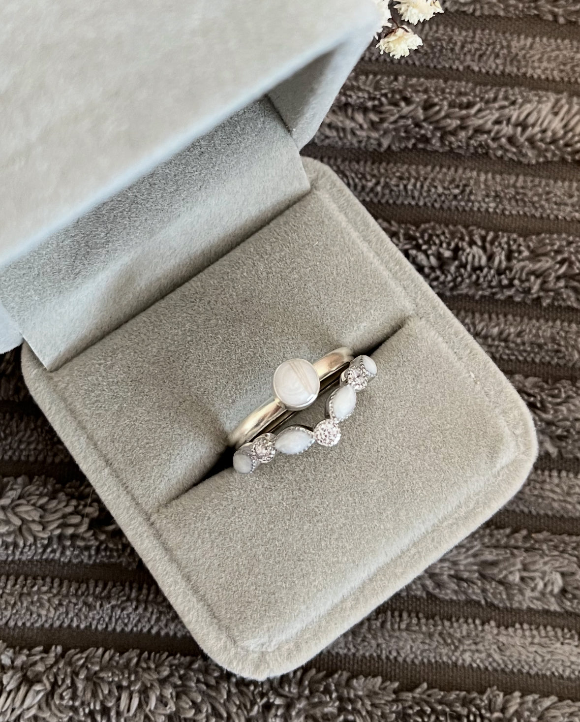 The Multiple Birthstone Wishbone Ring