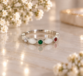 Half Multiple Birthstone Eternity Ring