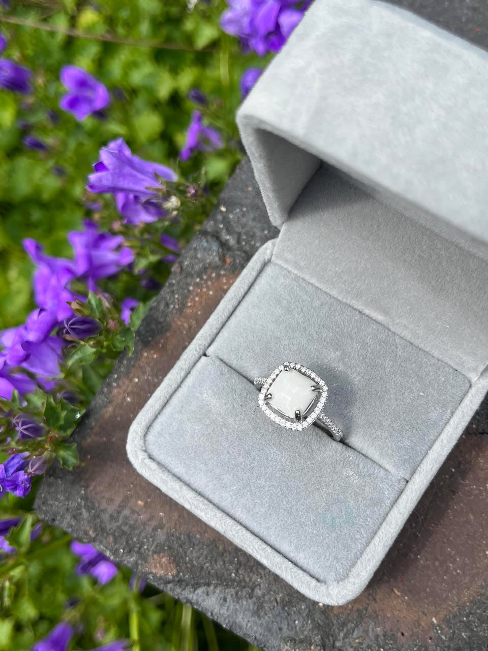 The Cushion Halo Ring