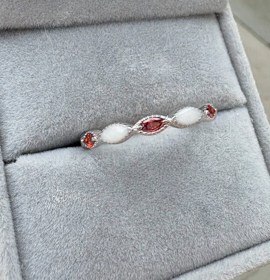 Full Marquise Birthstone Eternity Ring