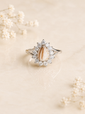 The Crown Pear Ring