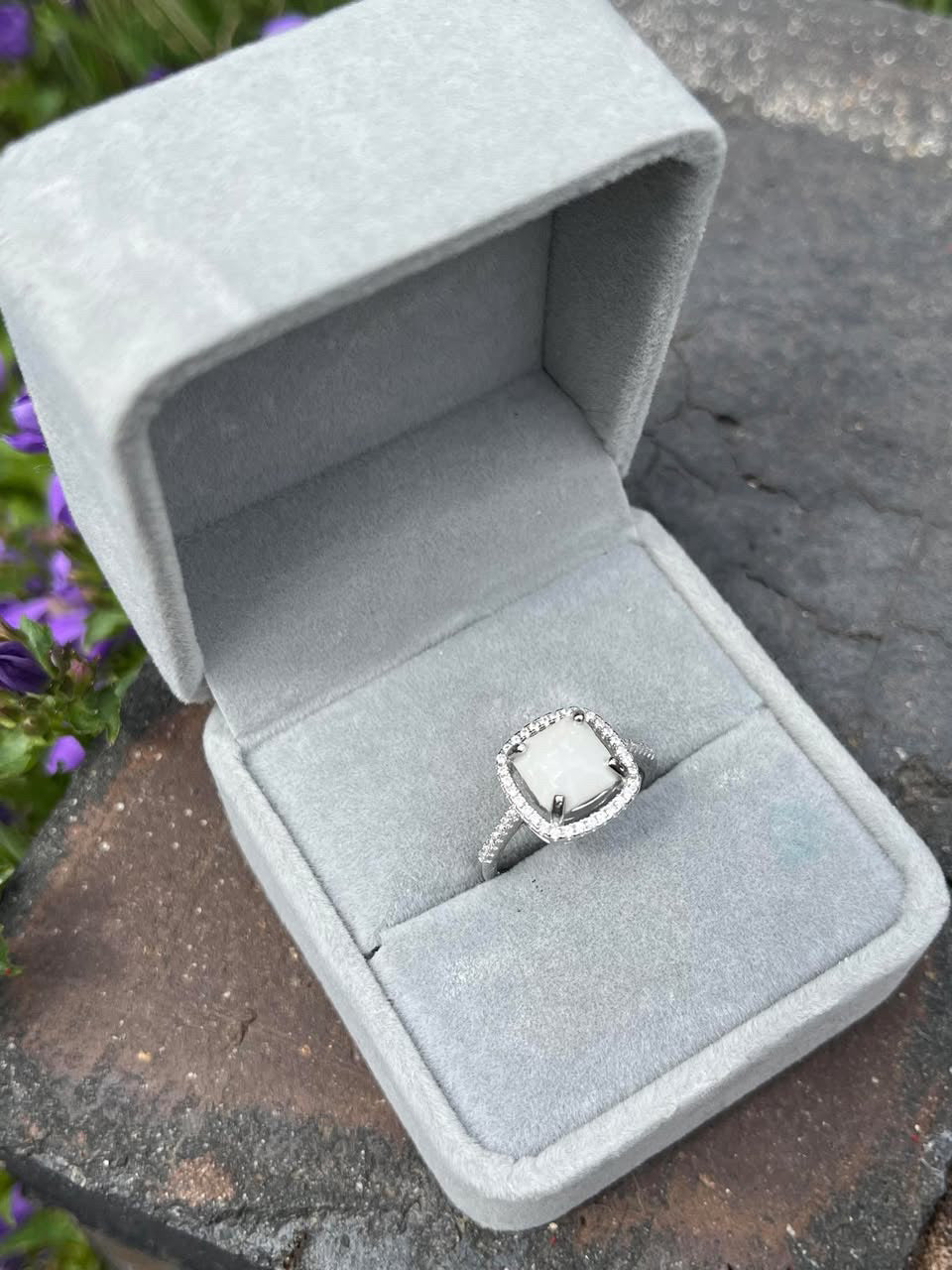 The Cushion Halo Ring