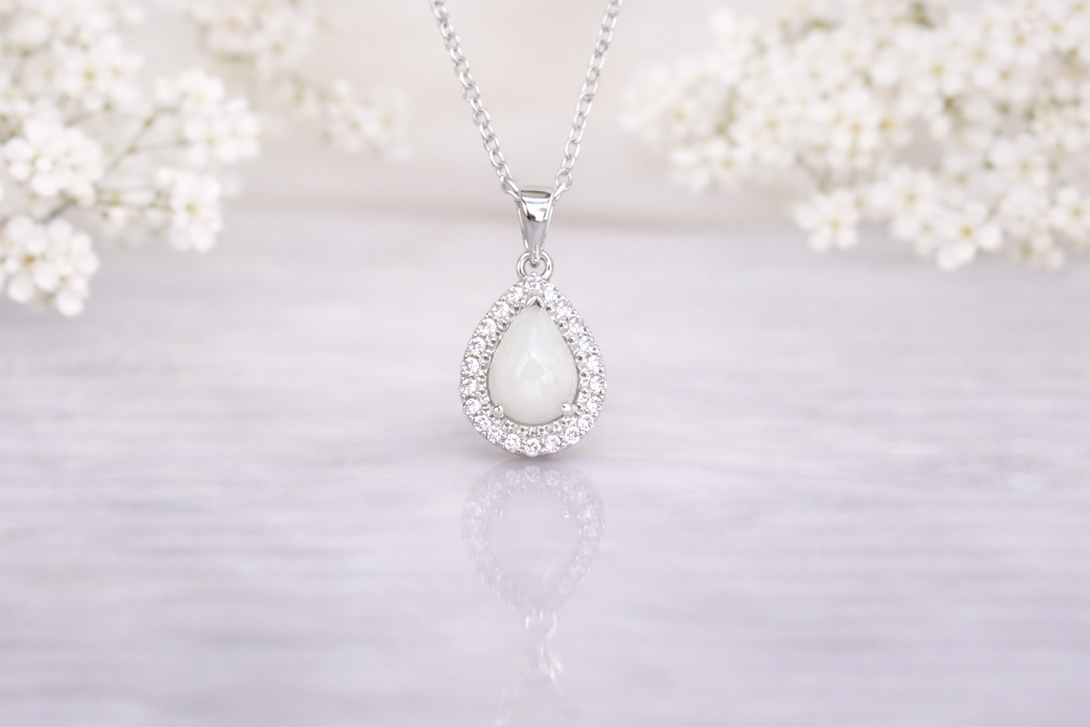 The Double Halo Necklace