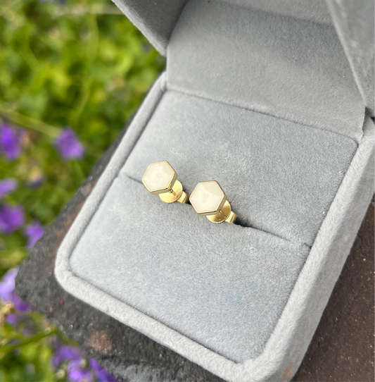 Hexagon Earrings